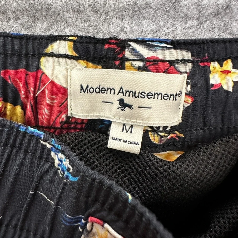 Modern Amusement Board Shorts Mens M Multicolor‎ Dia De Muertos Surf Swim Trunks